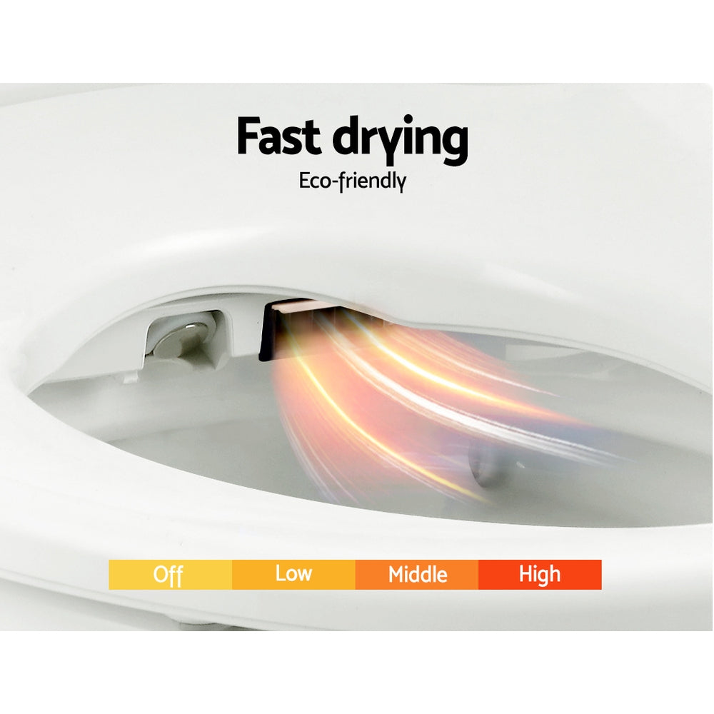 Bidets: Cefito Electric Bidet Toilet Seat Cover Auto Smart Water Wash Dry Panel Control