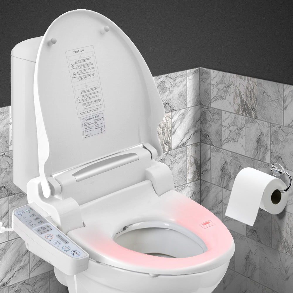 Bidets: Cefito Electric Bidet Toilet Seat Cover Auto Smart Water Wash Dry Panel Control