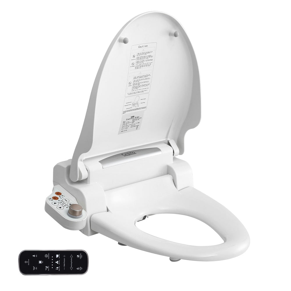 Bidets: Cefito Electric Bidet Toilet Seat Cover LED Night Light Heated Seat with Remote