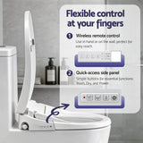 Bidets: Cefito Smart Electric Bidet Toilet Seat Wireless Remote Heated Dryer Auto Wash