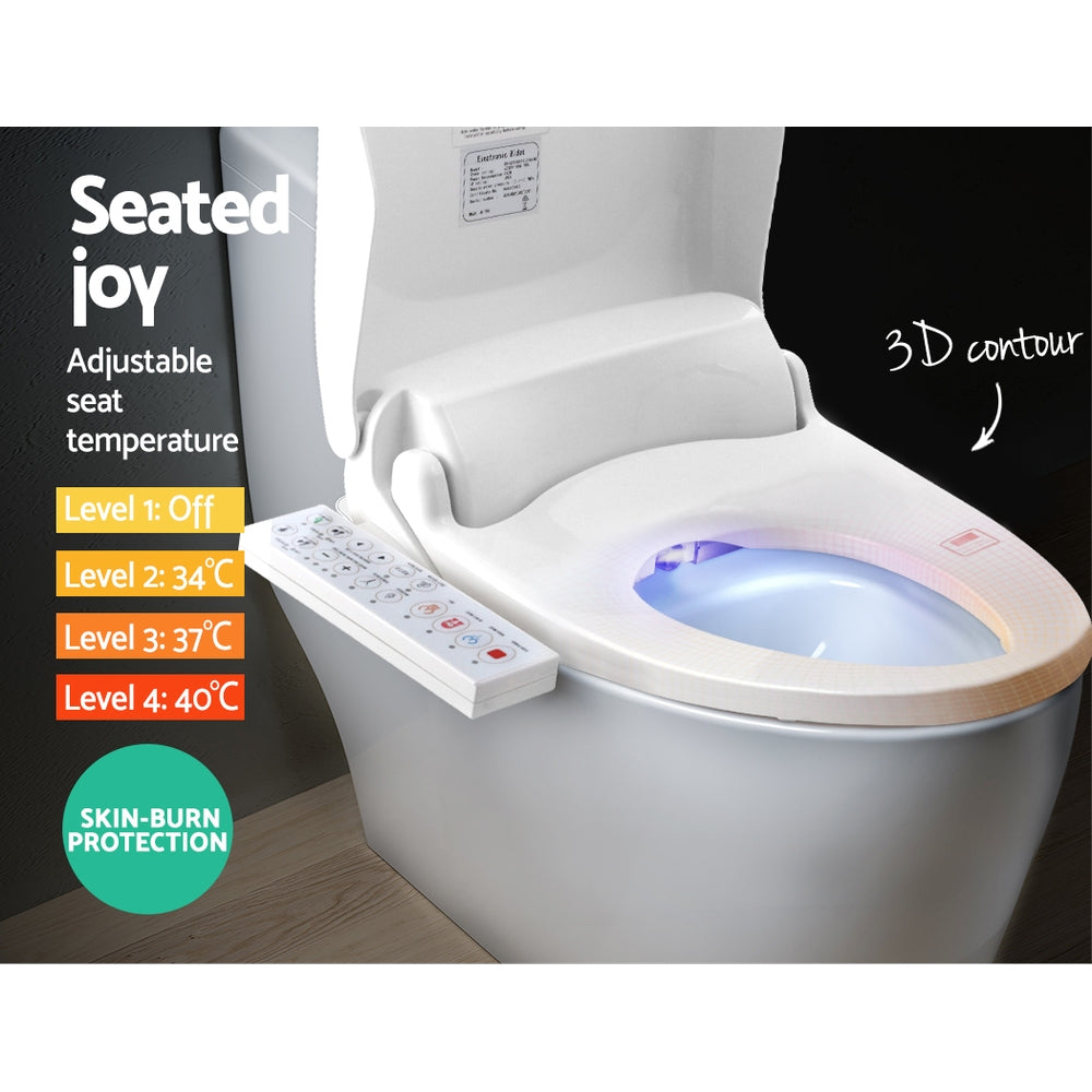 Bidets: Cefito Electric Bidet Toilet Seat Cover Bathroom Spray Water Wash V Shape