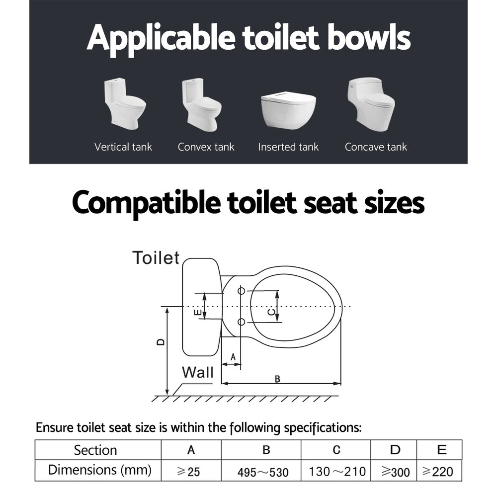 Bidets: Cefito Electric Bidet Toilet Seat Cover Bathroom Spray Water Wash V Shape