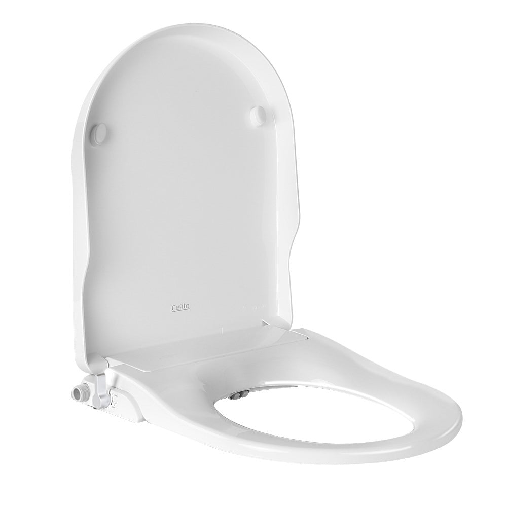 Toilet & Bidet Accessories: Cefito Non Electric Bidet Toilet Seat Cover Auto Smart Water Wash Dry