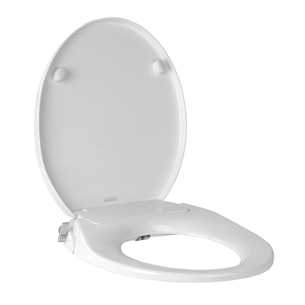 Toilet & Bidet Accessories: Cefito Non Electric Bidet Toilet Seat Cover Auto Water Spray Wash Knob Control