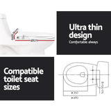 Toilet & Bidet Accessories: Cefito Non Electric Bidet Toilet Seat Cover Auto Water Spray Wash Knob Control