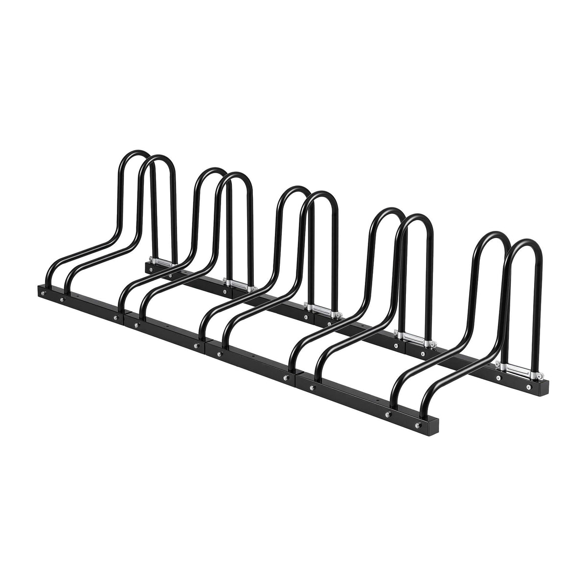 Weisshorn 5 Bike Floor Stand Rack Fits 20"-29" MTB Tires for Garage Storage