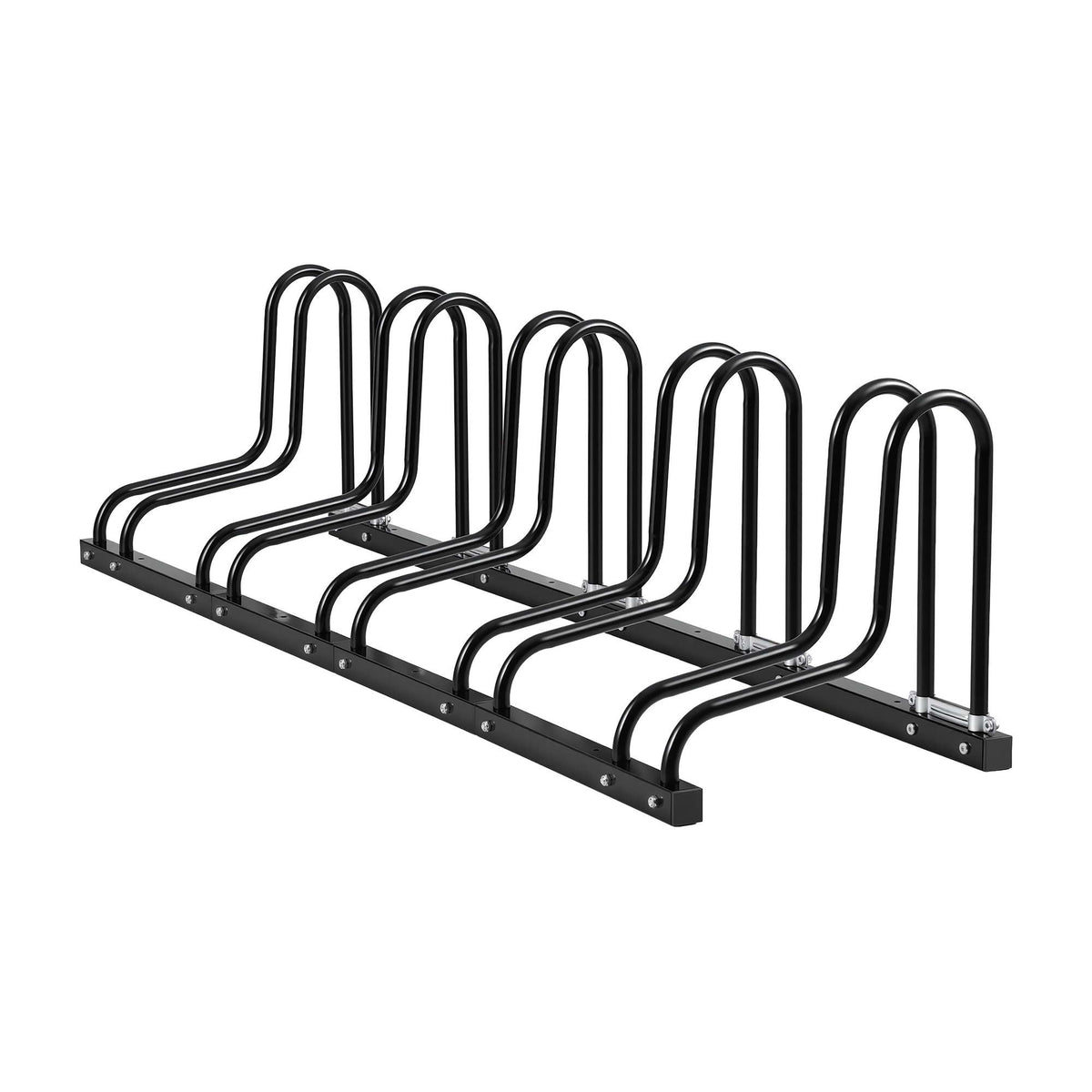 Weisshorn 5 Bike Floor Stand Rack Fits 20"-29" MTB Tires for Garage Storage