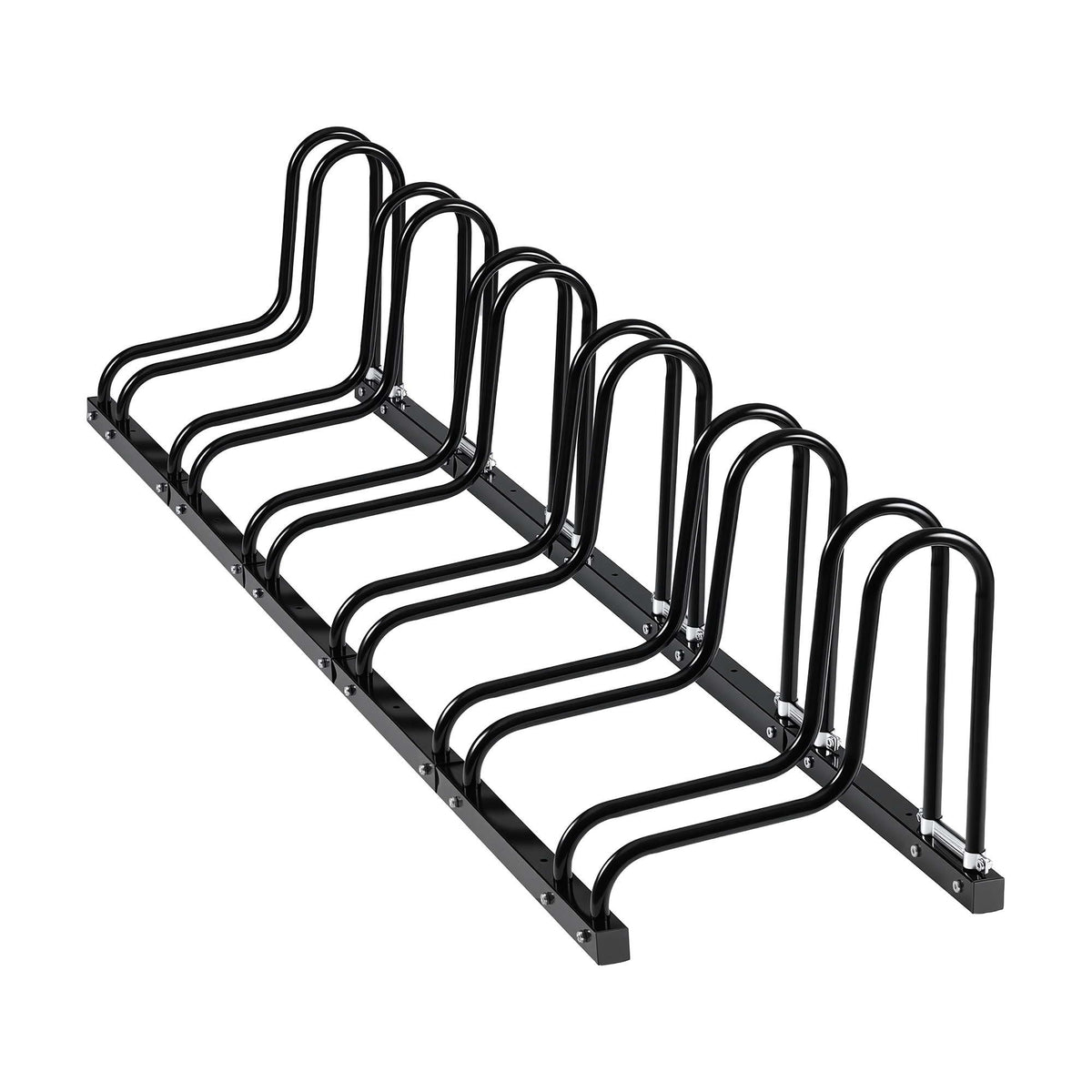 Weisshorn 6 Bike Floor Stand Rack Fits 20"-29" MTB Tires for Garage Storage