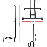Bicycle Stands & Storage: Weisshorn 4-in-1 Bike Parking Stand Vertical Floor Storage Rack for 24"-27.5" Bicycles, Adjustable Height Repair Maintenance Stand, Stable Indoor Garage Space Saver with Non-slip Rubber Feet
