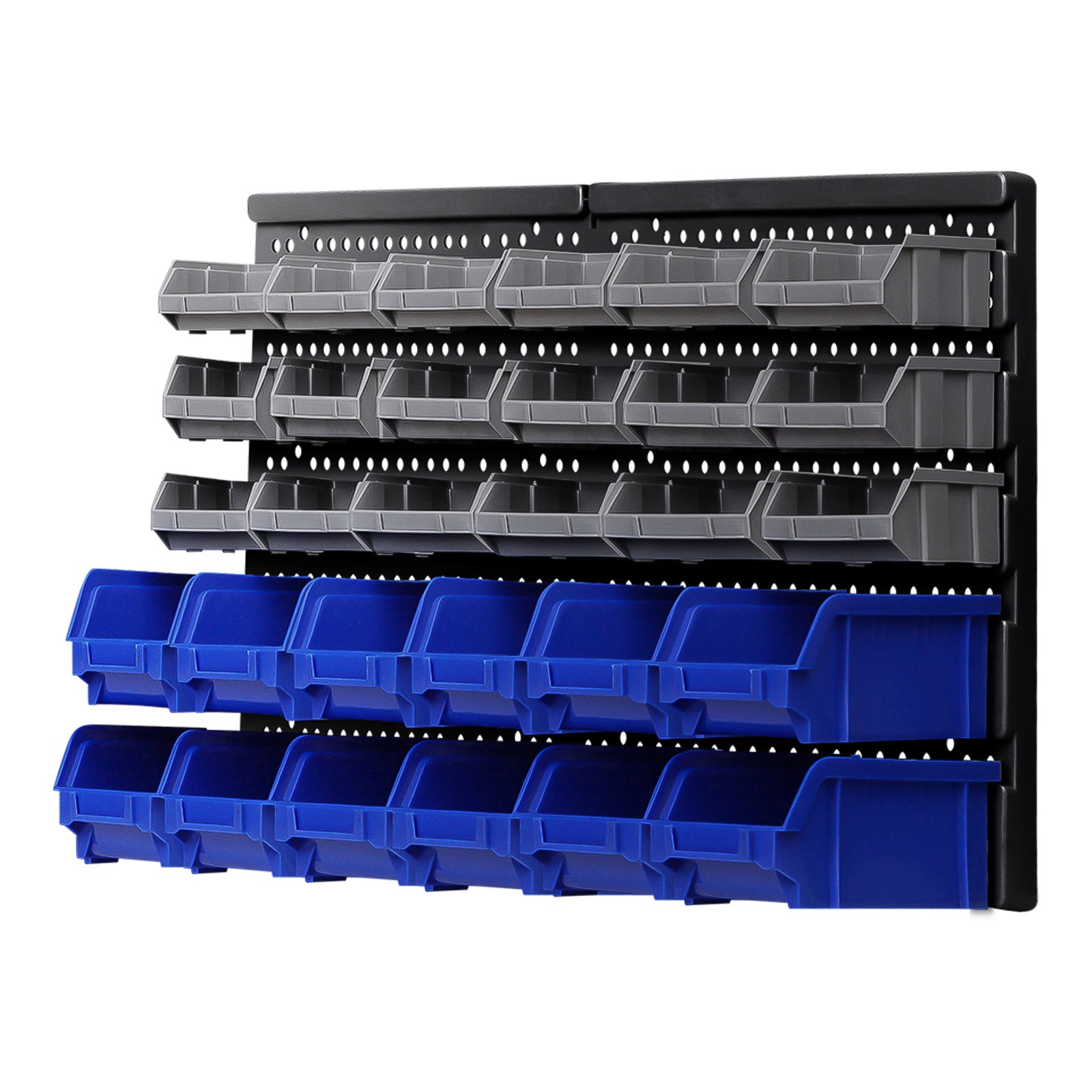 Wall Storage Racks: Giantz 30 Storage Bin Rack Wall Mounted