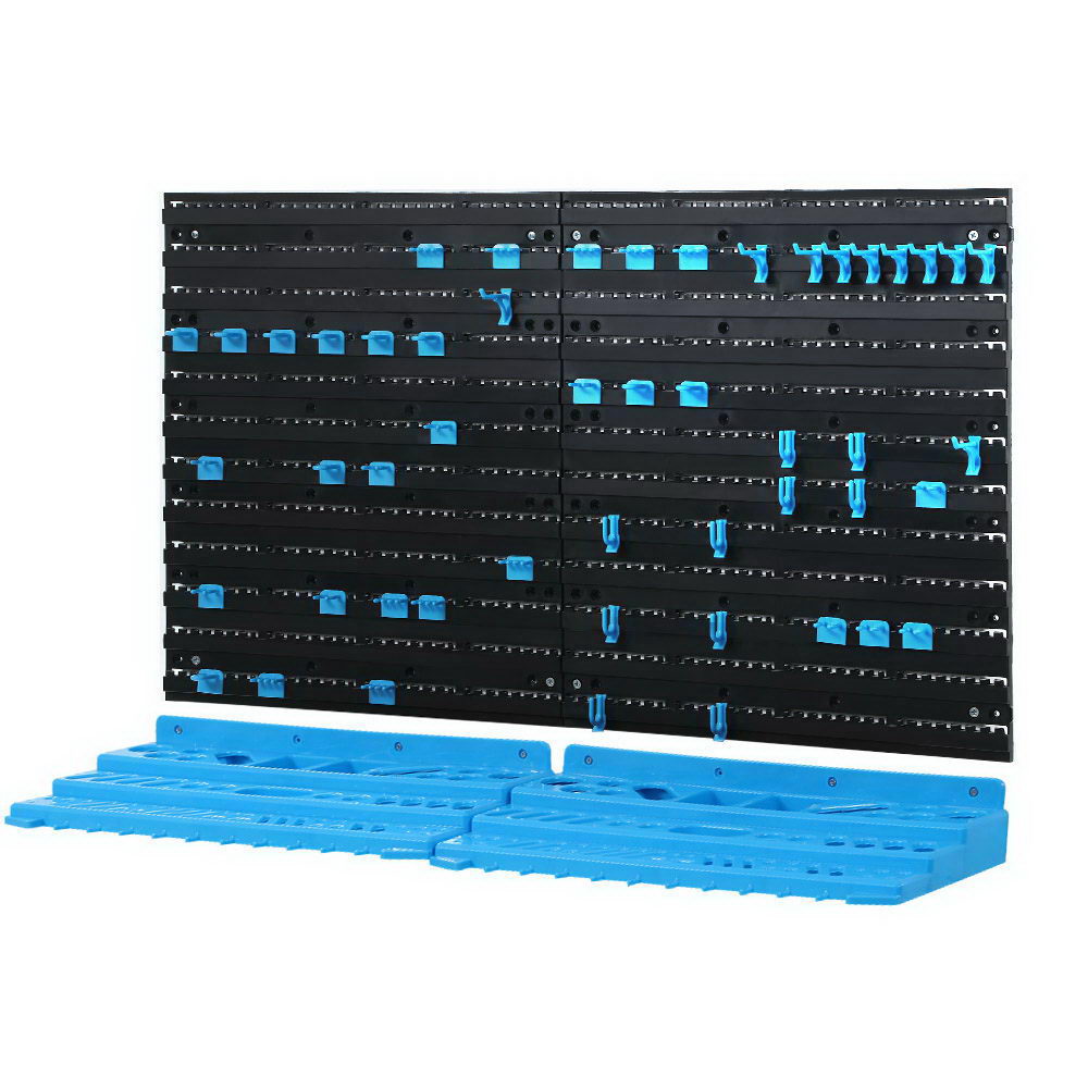 Wall Storage Racks: Giantz 54 Storage Bin Rack Wall Mounted Tools