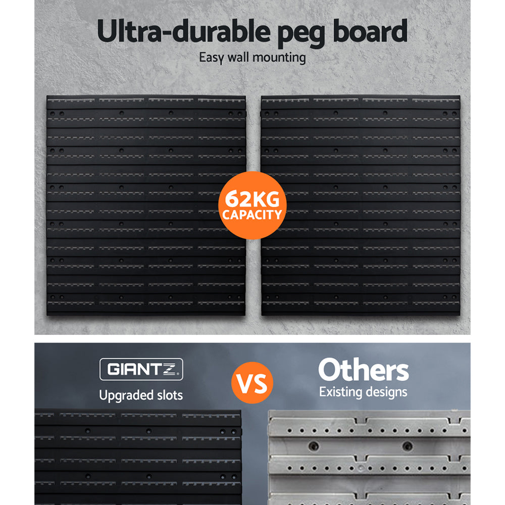 Wall Storage Racks: Giantz 108 Storage Bin Rack Wall Mounted