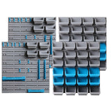 Wall Storage Racks: Giantz 88 Storage Bin Rack Wall Mounted