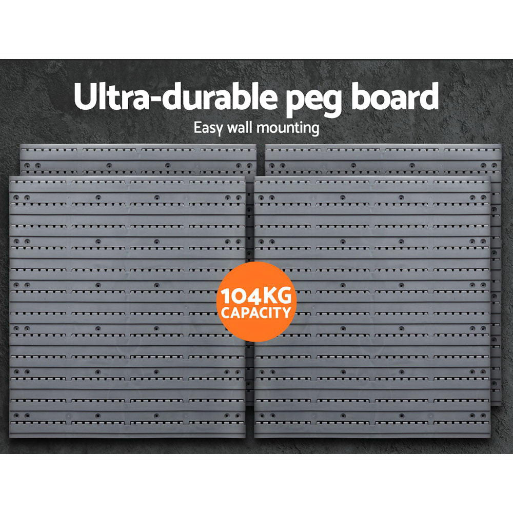 Wall Storage Racks: Giantz 88 Storage Bin Rack Wall Mounted