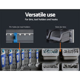 Wall Storage Racks: Giantz 48 Storage Bin Rack Wall Mounted Steel Board