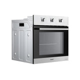 Ovens: Devanti 60cm Electric Built In Wall Oven Stainless Steel 70L Silver