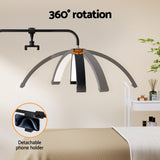 Makeup Mirrors: Embellir LED Beauty Light Half Moon Lamp Makeup Tattoo Eyelash Extensions Salon