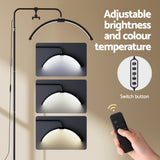Makeup Mirrors: Embellir LED Beauty Light Half Moon Lamp Makeup Tattoo Eyelash Extensions Salon