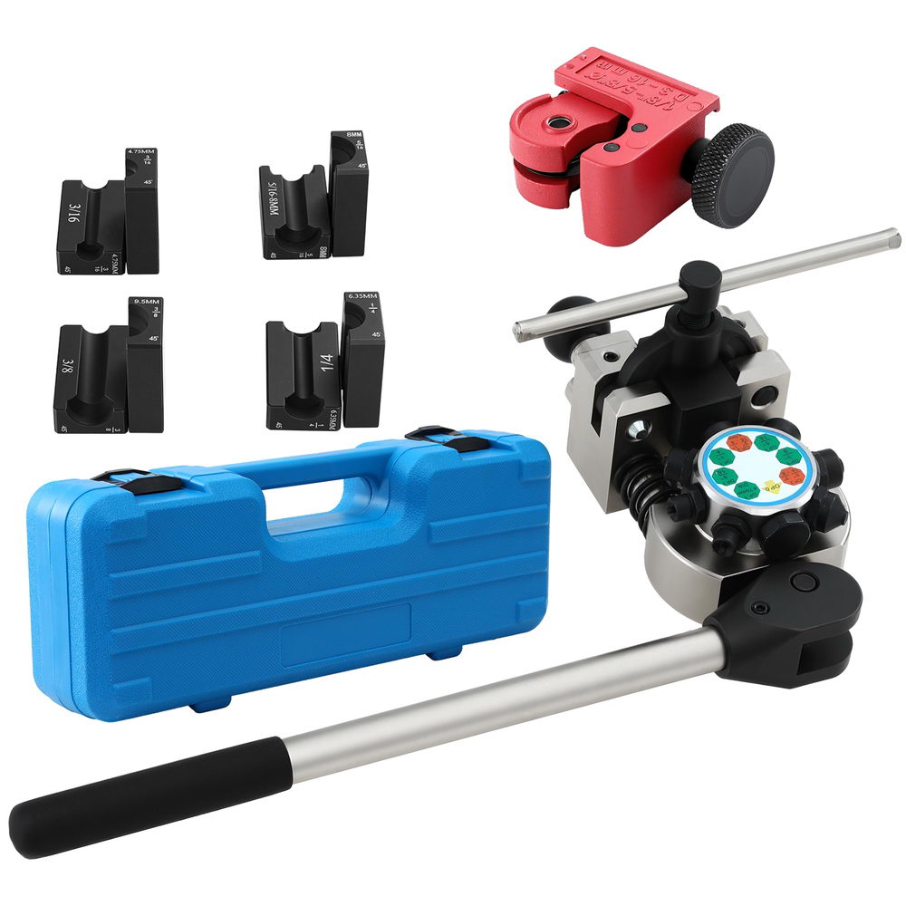 Hand Tools: Giantz 45° Brake Line Flaring Tool Kit for 3/16"-3/8" Tubing with Cutter