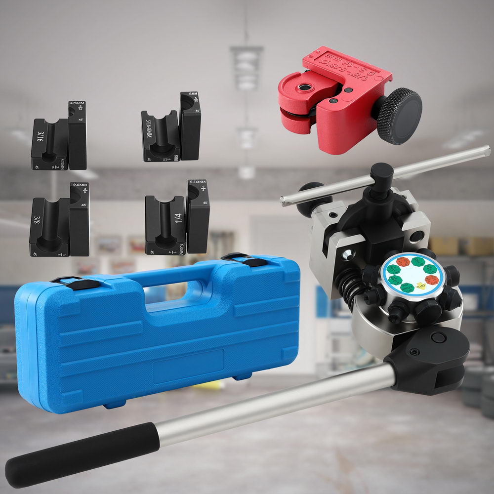 Hand Tools: Giantz 45° Brake Line Flaring Tool Kit for 3/16"-3/8" Tubing with Cutter