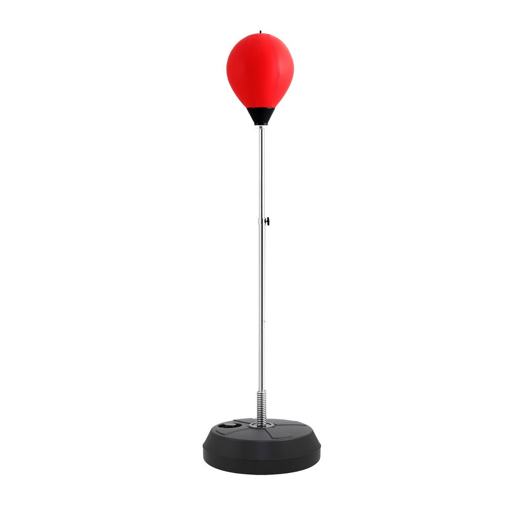 Boxing & Martial Arts: Everfit Adult Punching Bag Stand 150cm Adjustable Freestanding with Gloves and Pump