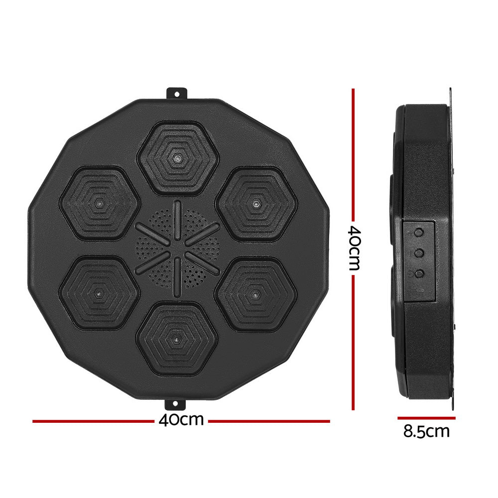 Boxing & Martial Arts: Everfit Music Boxing Machine Bluetooth Target Punching USB Chargeable Home Gym