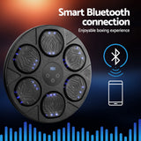 Boxing & Martial Arts: Everfit Music Boxing Machine Bluetooth Wall-Mounted Punch Target with LED Display & Gloves