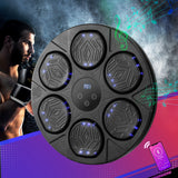 Boxing & Martial Arts: Everfit Music Boxing Machine Bluetooth Wall-Mounted Punch Target with LED Display & Gloves