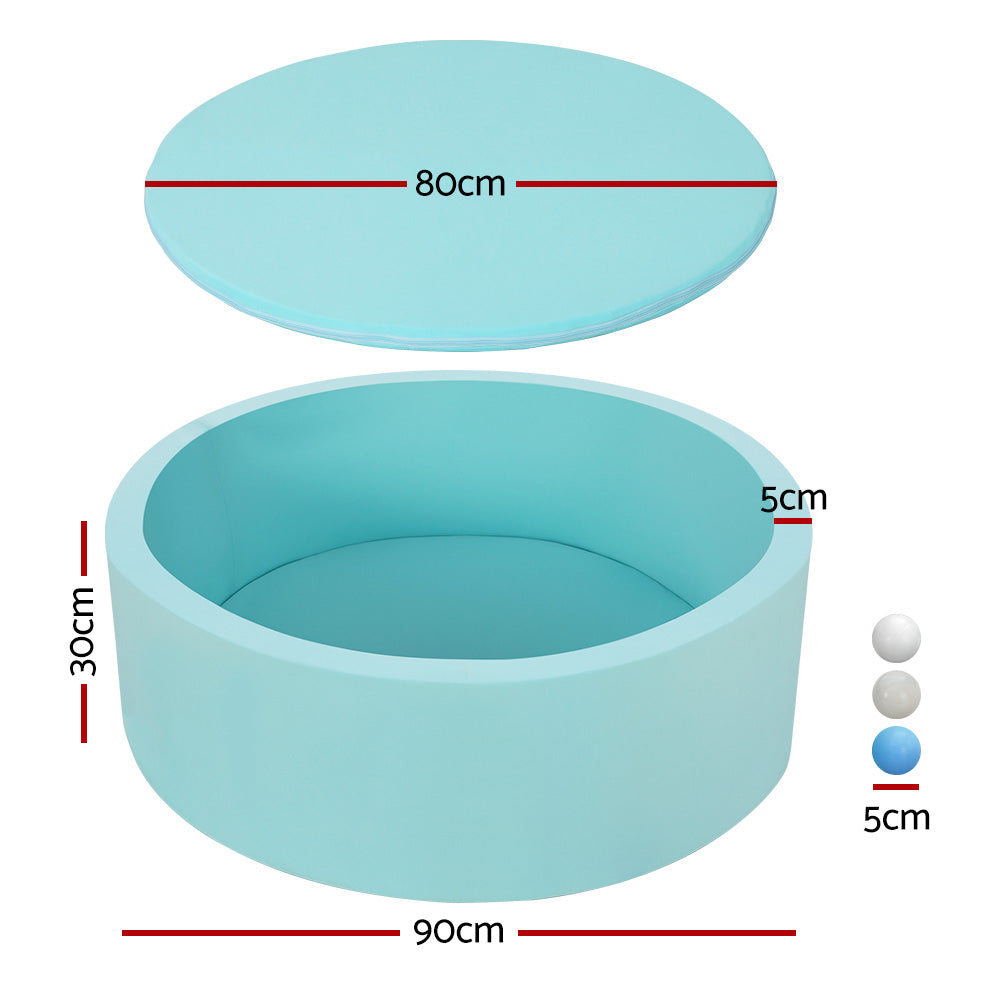 Ball Pits & Play Pens: Keezi Kids Ball Pit 90x30cm Ocean Foam Play Pool Barrier Toys Children Blue