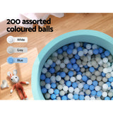 Ball Pits & Play Pens: Keezi Kids Ball Pit 90x30cm Ocean Foam Play Pool Barrier Toys Children Blue