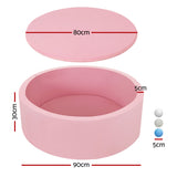 Ball Pits & Play Pens: Keezi Kids Ball Pit 90x30cm Ocean Foam Play Pool Barrier Toys Children Pink