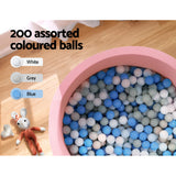 Ball Pits & Play Pens: Keezi Kids Ball Pit 90x30cm Ocean Foam Play Pool Barrier Toys Children Pink