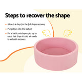 Ball Pits & Play Pens: Keezi Kids Ball Pit 90x30cm Ocean Foam Play Pool Barrier Toys Children Pink