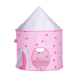Pretend Play: Keezi Kids Playhouse Play Tent Pop Up Castle Crawl Tunnel Basketball Hoop Pink