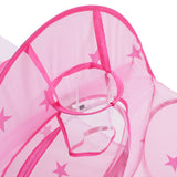 Pretend Play: Keezi Kids Playhouse Play Tent Pop Up Castle Crawl Tunnel Basketball Hoop Pink