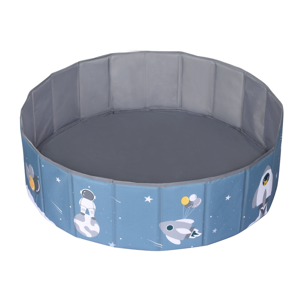 Toy Boxes: Keezi Kids Ball Pool Pit Toddler Play Foldable Child Playhouse Storage Bag Blue