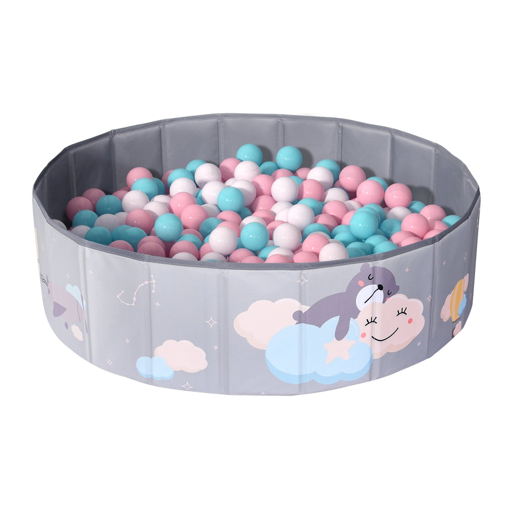 Toy Boxes: Keezi Kids Ball Pool Pit Toddler Ocean Play Foldable Child Playhouse Storage Bag