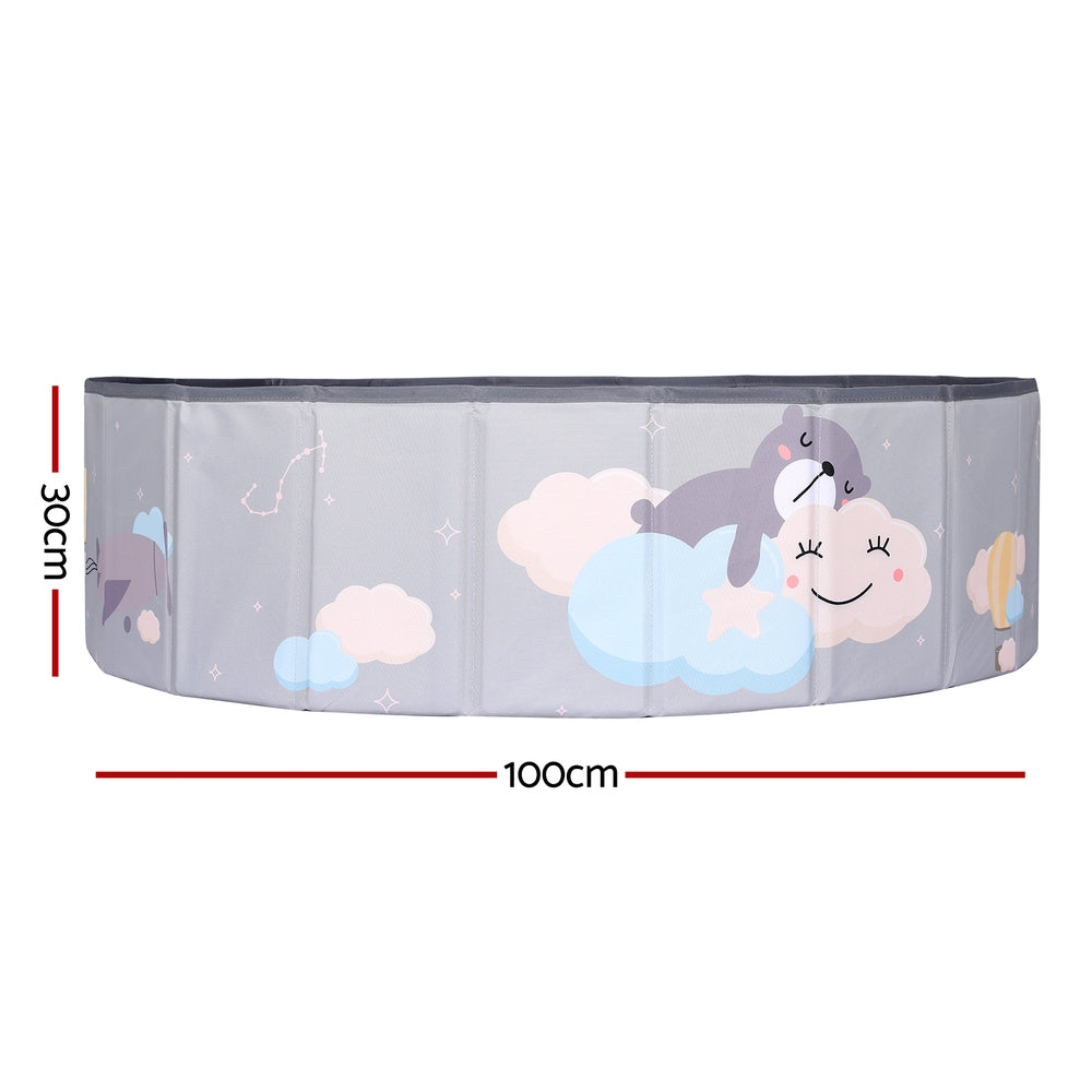 Toy Boxes: Keezi Kids Ball Pool Pit Toddler Ocean Play Foldable Child Playhouse Storage Bag