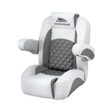 Boating Accessories: Seamanship Reclining Captain Boat Seat 90°-155° Recline, 19cm Thick Cushion