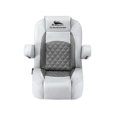 Boating Accessories: Seamanship Reclining Captain Boat Seat 90°-155° Recline, 19cm Thick Cushion