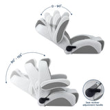 Boating Accessories: Seamanship Reclining Captain Boat Seat 90°-155° Recline, 19cm Thick Cushion
