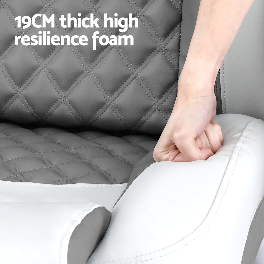 Boating Accessories: Seamanship Reclining Captain Boat Seat 90°-155° Recline, 19cm Thick Cushion