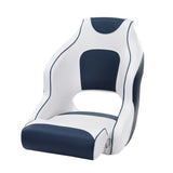Seamanship Captain Bucket Boat Seat Flip Up Bolster Swivel 15cm Padding Blue