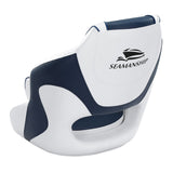 Seamanship Captain Bucket Boat Seat Flip Up Bolster Swivel 15cm Padding Blue