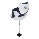 Boating Accessories: Seamanship Captain Bucket Boat Seats Flip Up Bolster Swivel 15cm Padding with Adjustable Pedestals 5575cm Blue