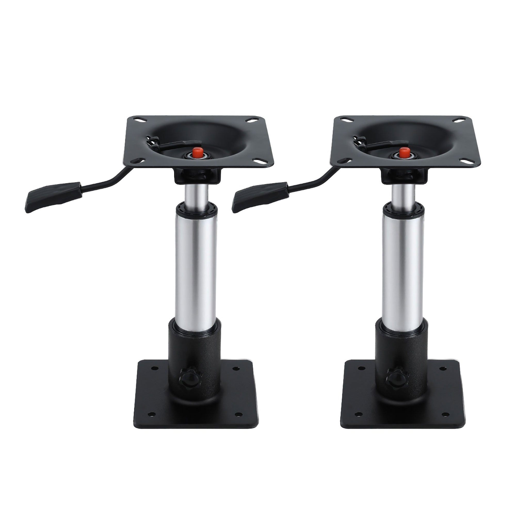 Boating Accessories: Seamanship Boat Seat Pedestal 3446cm Adjustable Gas Lift 360 Degrees Swivel 2 Pack
