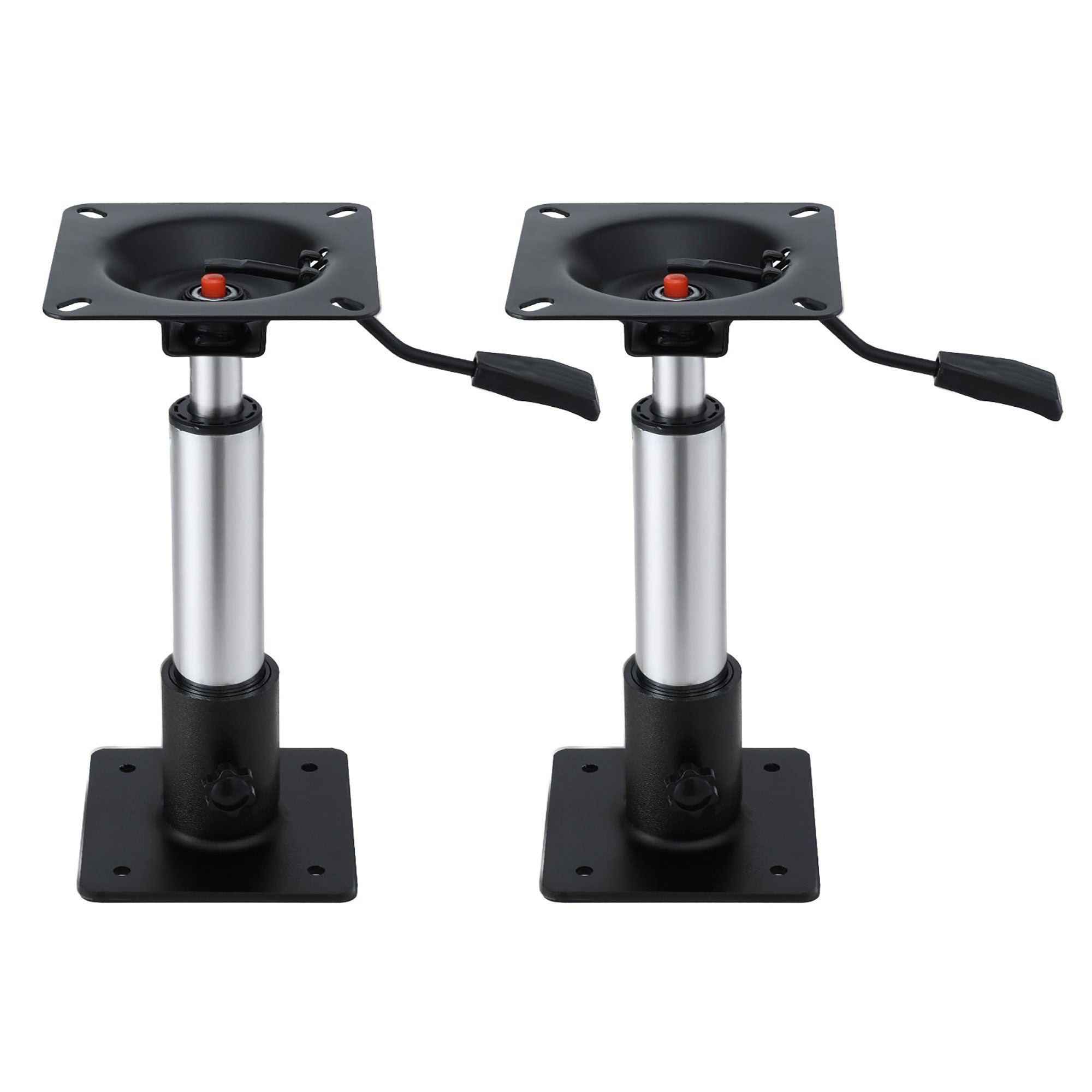Boating Accessories: Seamanship Boat Seat Pedestal 3446cm Adjustable Gas Lift 360 Degrees Swivel 2 Pack