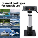 Boating Accessories: Seamanship Boat Seat Pedestal 3446cm Adjustable Gas Lift 360 Degrees Swivel 2 Pack
