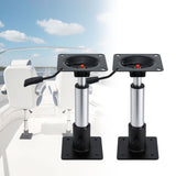 Boating Accessories: Seamanship Boat Seat Pedestal 3446cm Adjustable Gas Lift 360 Degrees Swivel 2 Pack