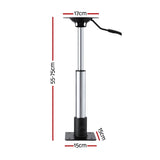 Seamanship Boat Seat Pedestal 55-75cm Adjustable Gas Lift 360 Degrees Swivel